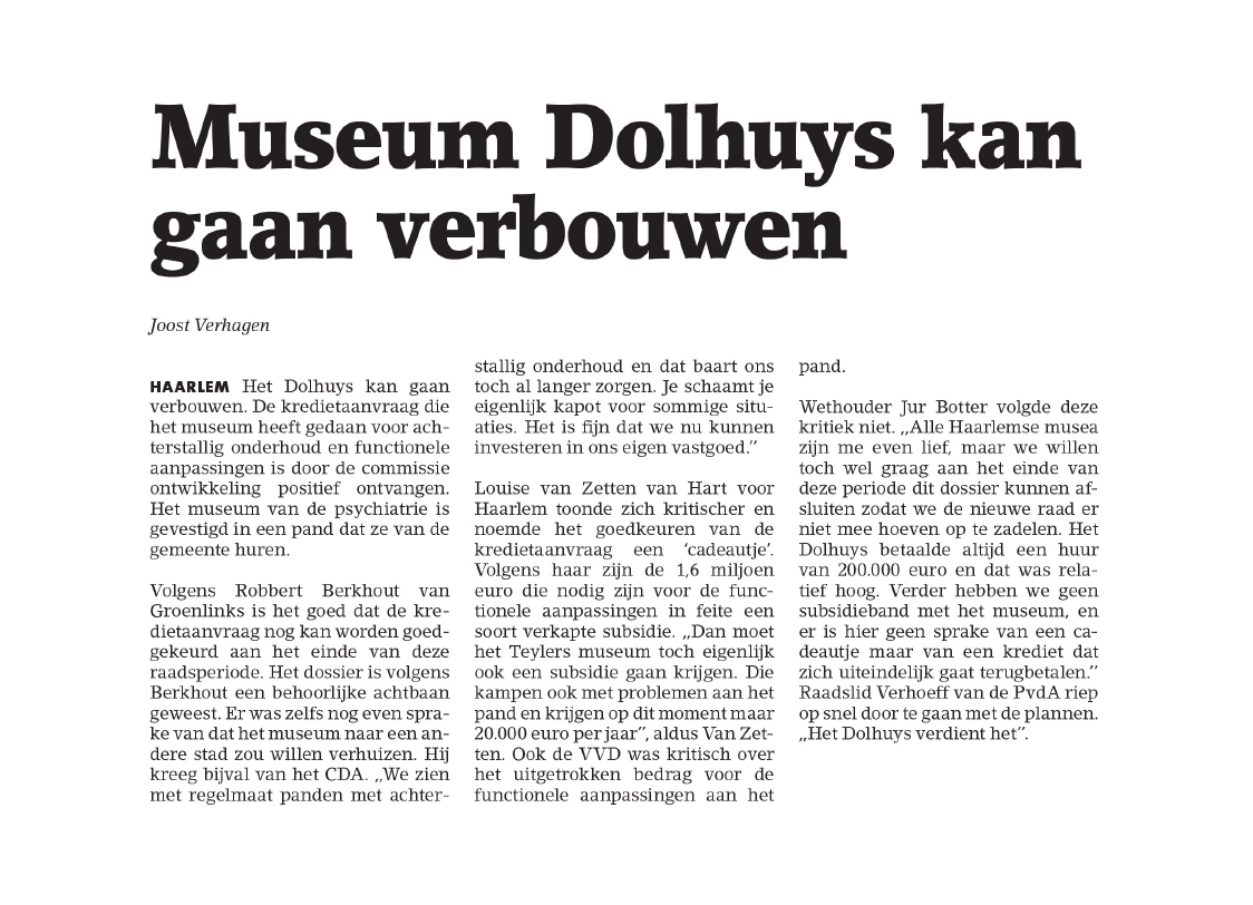 De kogel is door de kerk Museum van de Geest De kogel is door de kerk Museum van de Geest