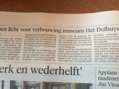 Groen licht voor de verbouwing!