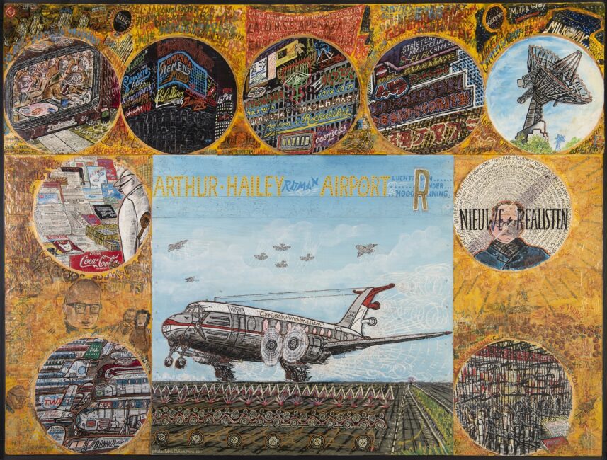 Museum van de Geest - Airports III / Garuda-Indonesia (Arthur Hailey Airport 2) door Willem van Genk - tentoonstelling WOEST