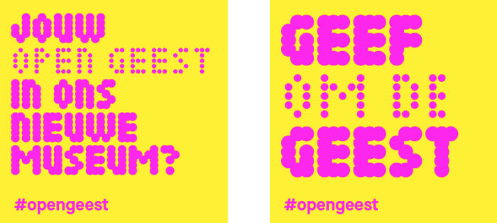 Geef om de open geest