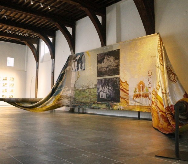 Wandkleed Epic of the Mind - deel 4 - tentoonstelling Epos van de Geest - Laurence Aegerter -Museum van de Geest