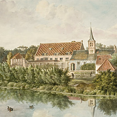 Historische beeld van het Dolhuys - Museum van de Geest