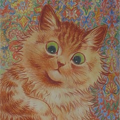 Louis Wain - Ginger Cat - Animal Therapy