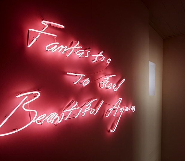 Fantastic to feel beautiful again artwork by Tracey Emin